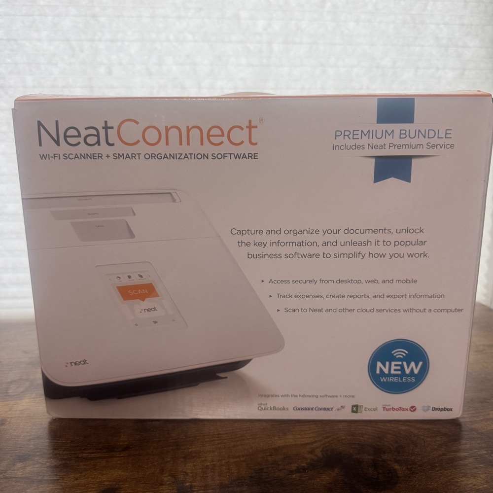 NEAT NC1000‎ Wireless Pass-Through Scanner - Cloud Scanner & Data Filing System